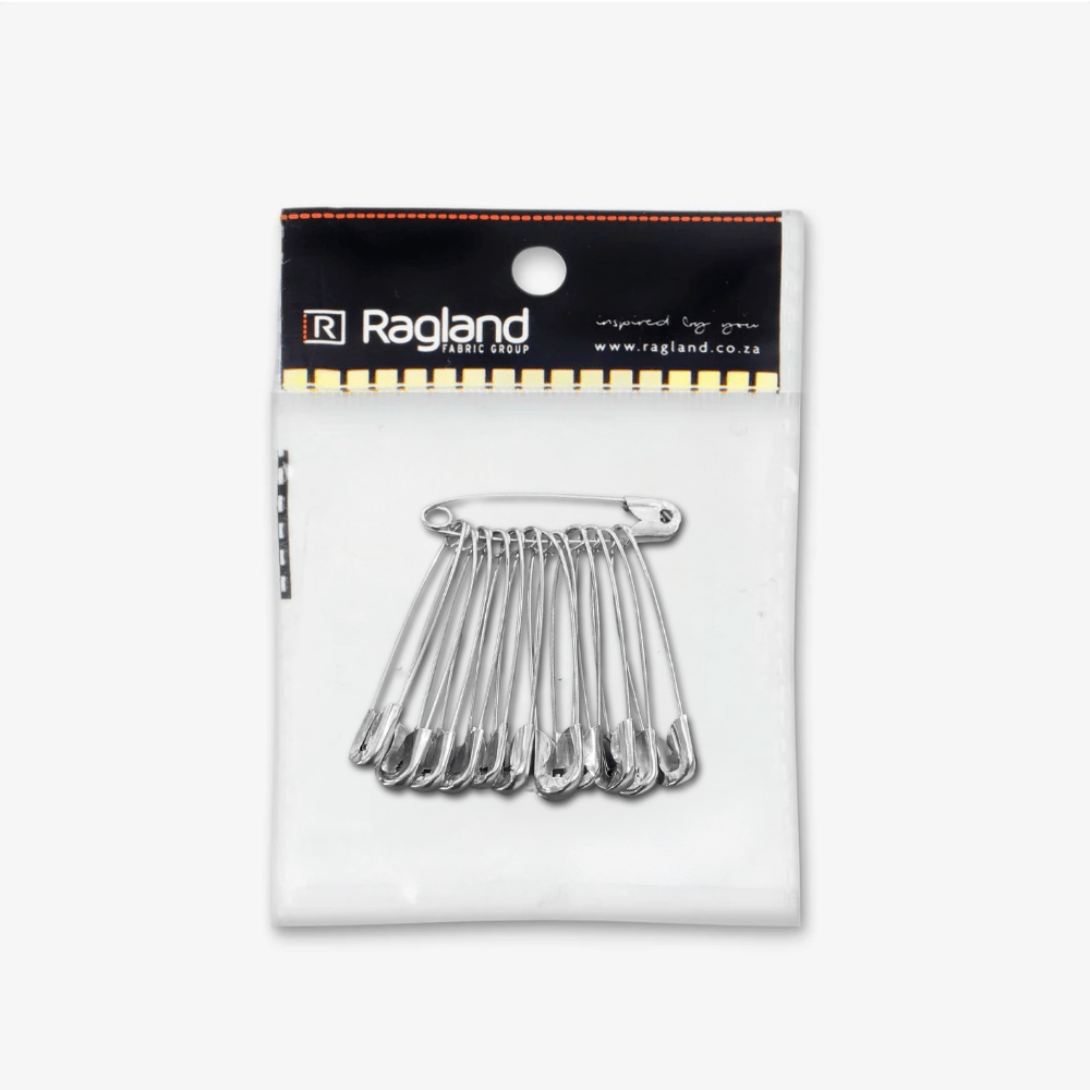 Safety Pins | Size 3 - Silver - Ragland Fabrics