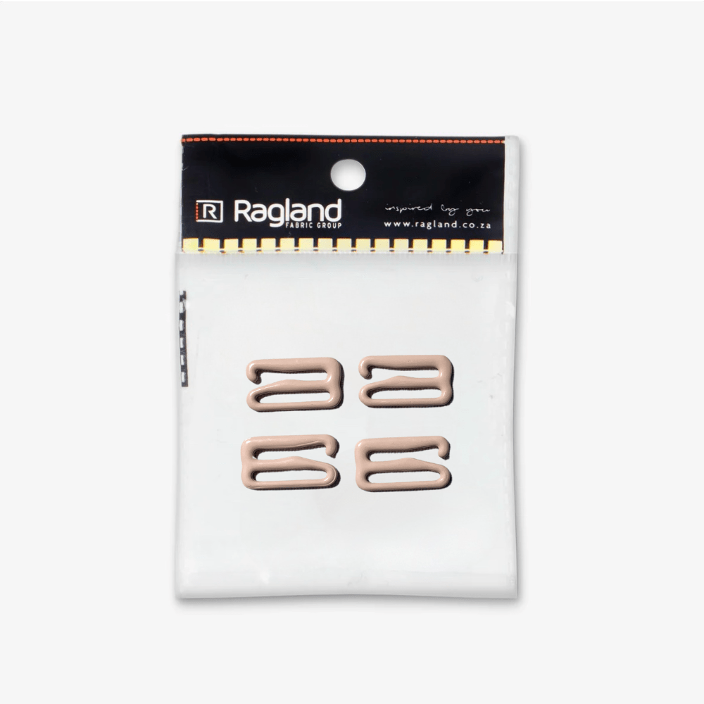 Bra Strap Buckles - 15mm | Cream - Ragland Fabrics