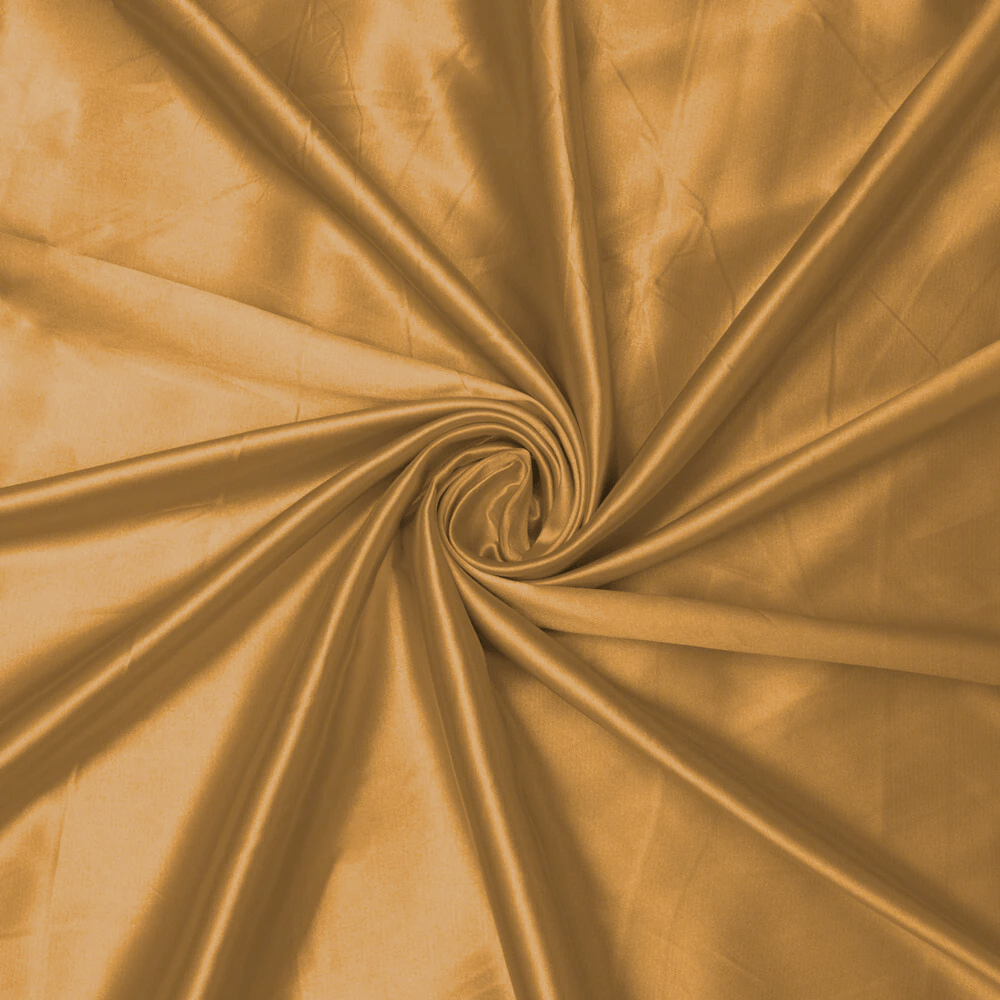 Stretch Satin Antique Gold 28 140cm - Ragland Fabrics