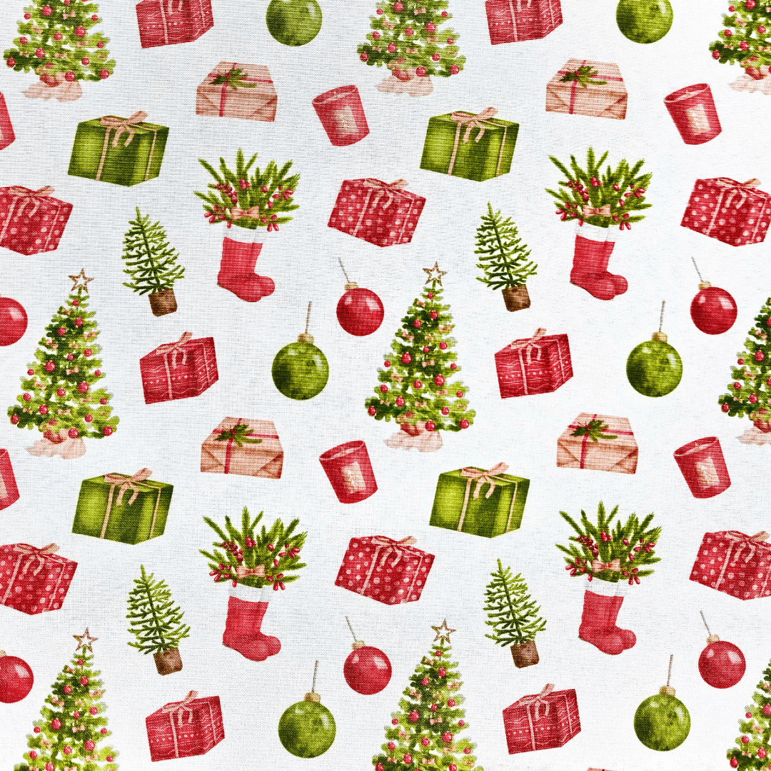 Christmas Printed Mini Matt Gifted - Ragland Fabrics