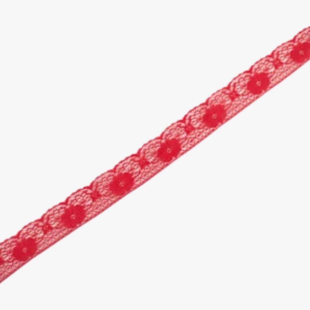 Nylon Lace 496 | Red - Ragland Fabrics