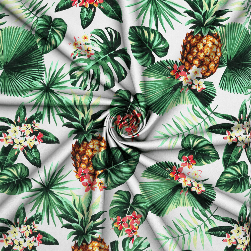 Printed Poly Cotton Pina Colada - CLOSEOUT - Ragland Fabrics