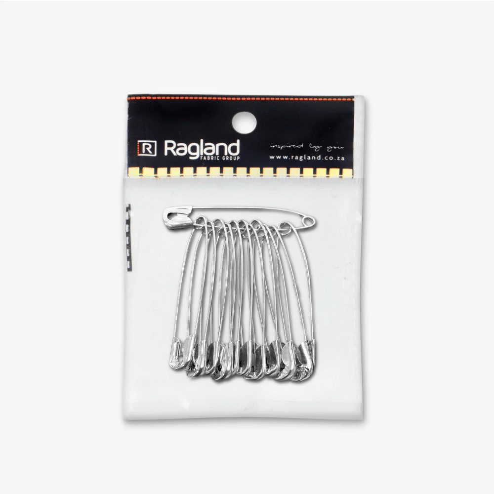 Safety Pins | Size 4 - Silver - Ragland Fabrics