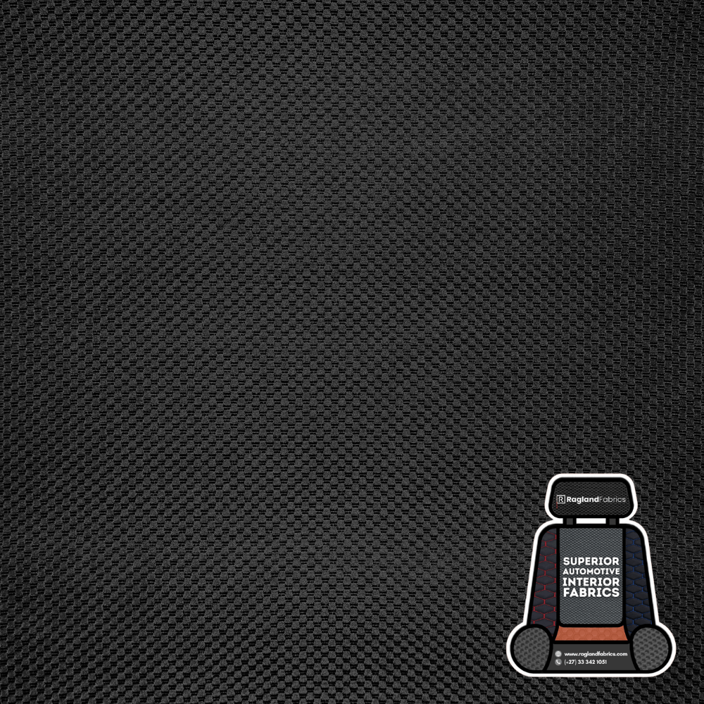 Car Seat Upholstery Black Des.125445 - Ragland Fabrics