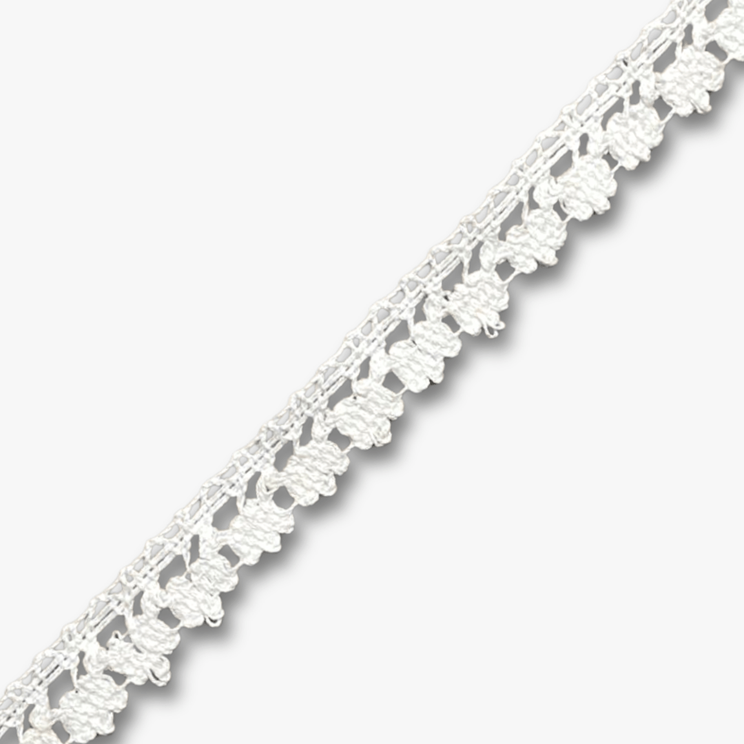 Lace Torchon White Des.6 - Ragland Fabrics