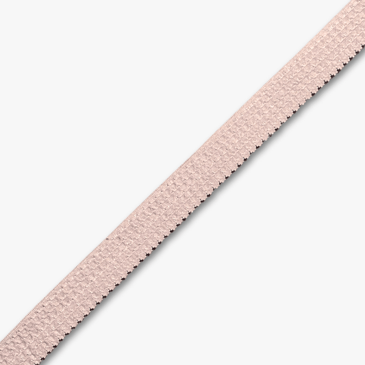 Crocodile Elastic 25mm Dusty Pink - Ragland Fabrics