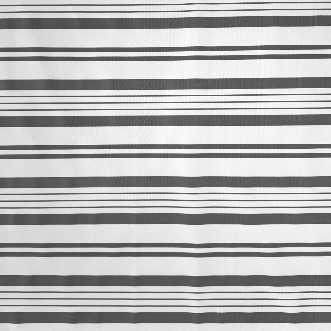 Econo Imported Outdoor Fabric Grey Stripe 5510 - Ragland Fabrics