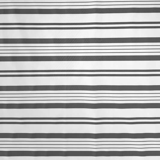 Econo Imported Outdoor Fabric Grey Stripe 5510 - Ragland Fabrics