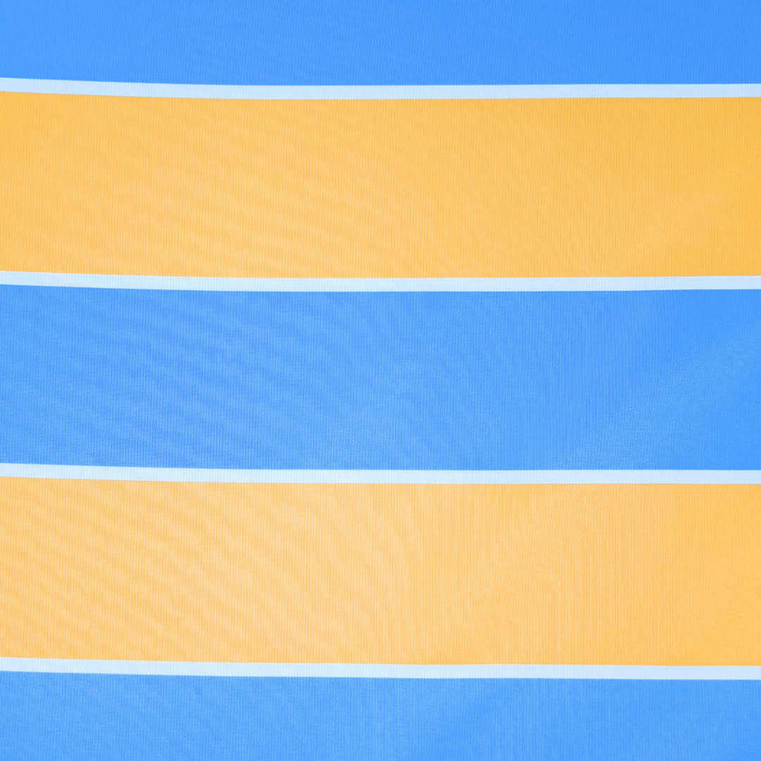 Econo Imported Outdoor Fabric Yellow/Blue 5705 - Ragland Fabrics