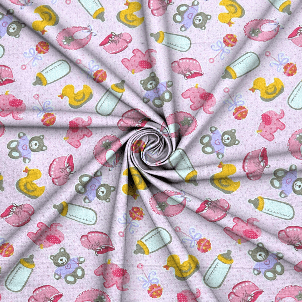 Flannel Brushed Cotton | Baby Elephant Pink - Ragland Fabrics