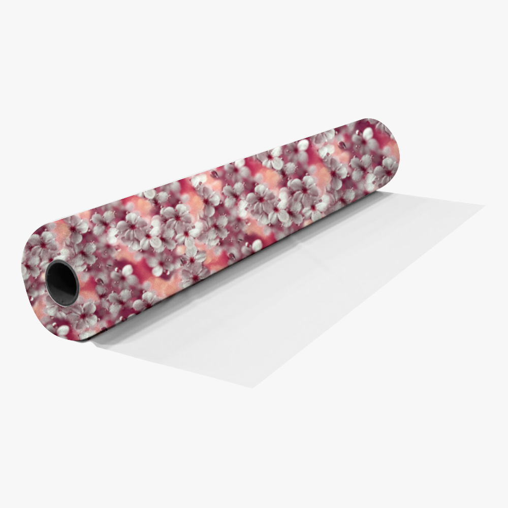 Viscose Printed Challis Floral Sunset