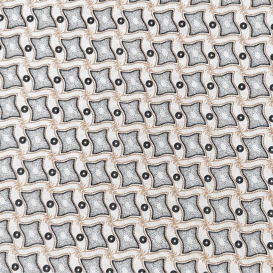 Schwe Schwe White Black - Ragland Fabrics