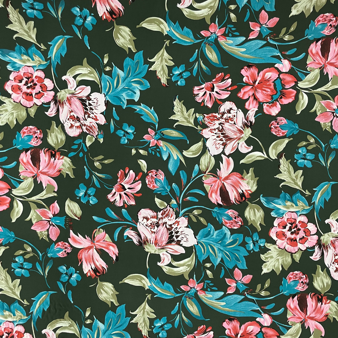 Viscose Printed Challis Summer #15