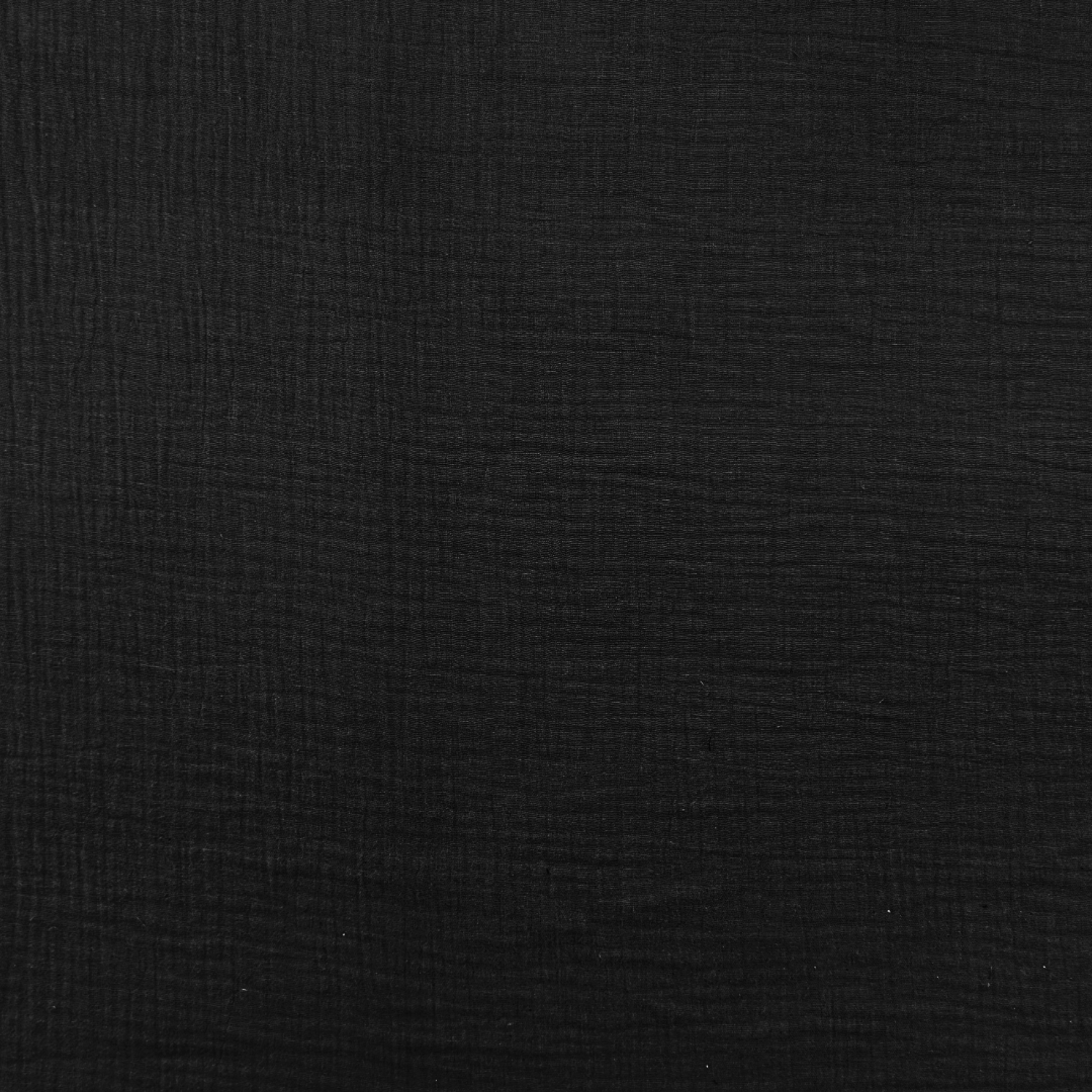 Summer Muslin Black - Ragland Fabrics