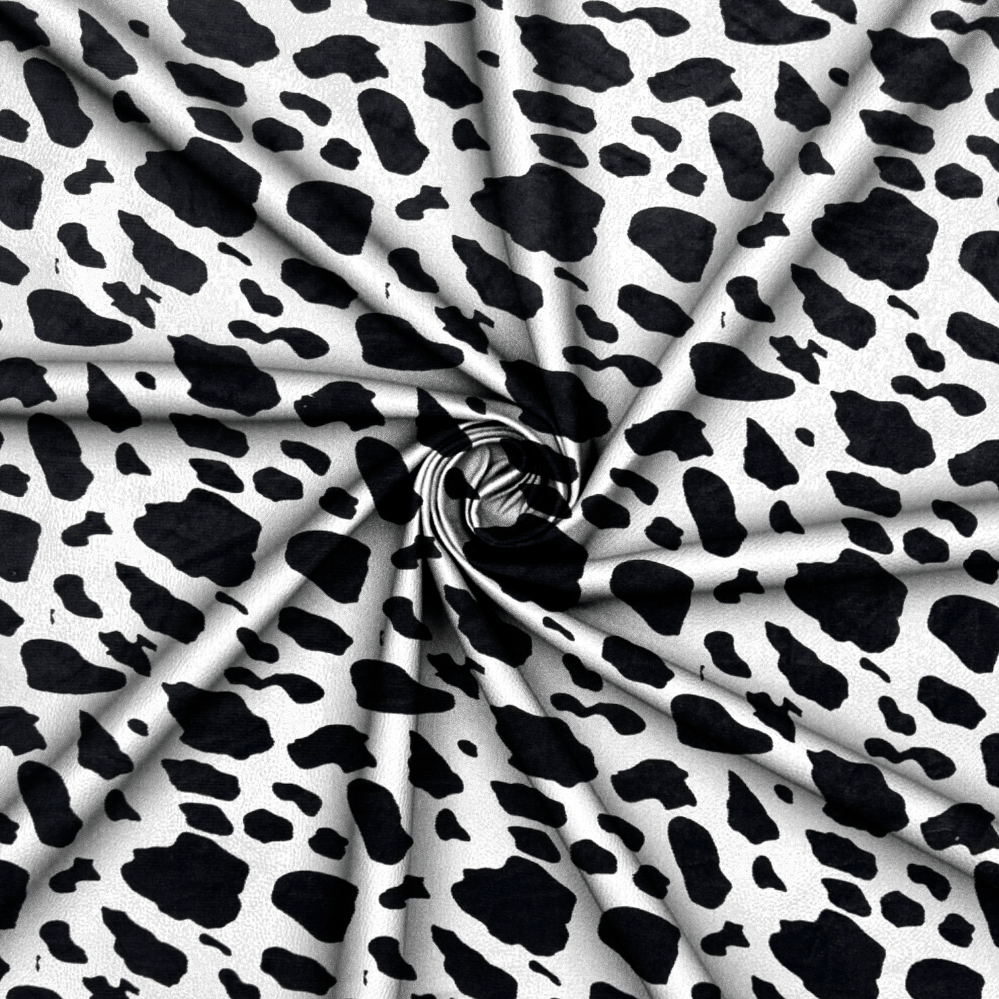 Printed Mongolian Fleece Cow Print - Ragland Fabrics