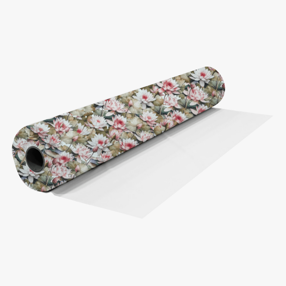 Viscose Printed Challis LilyPad - Ragland Fabrics