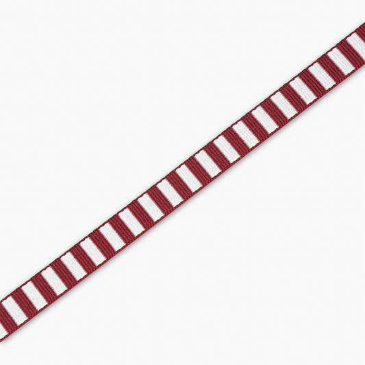 Blazer Braid - Maroon/White - Ragland Fabrics