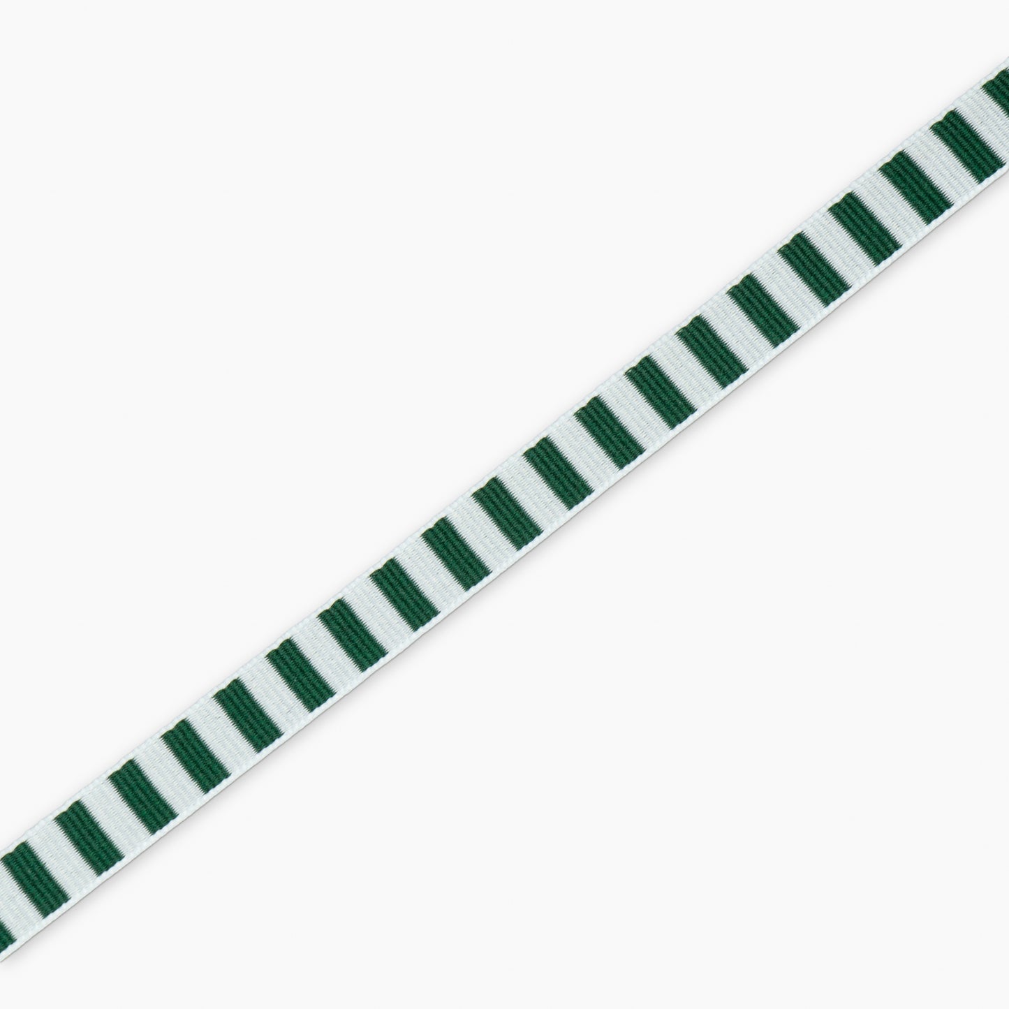 Blazer Braid - White/Bottle - Ragland Fabrics