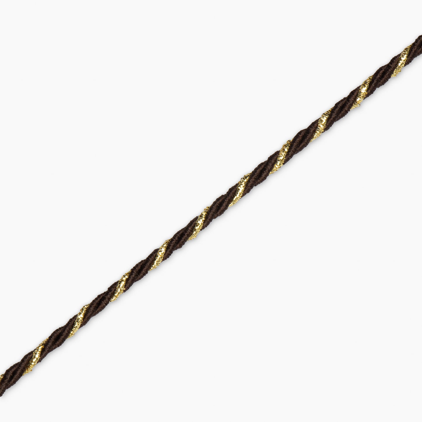 Blazer Cord - Chocolate/Metallic Gold Twist