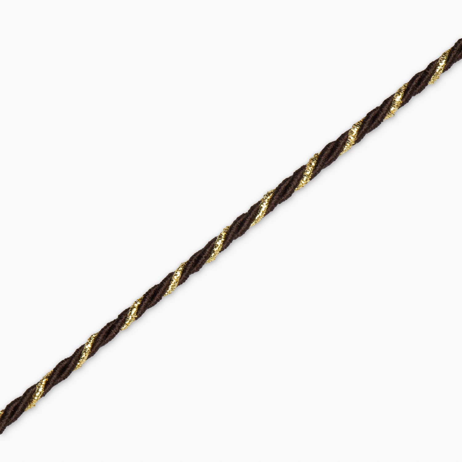 Blazer Cord - Chocolate/Metallic Gold Twist - Ragland Fabrics