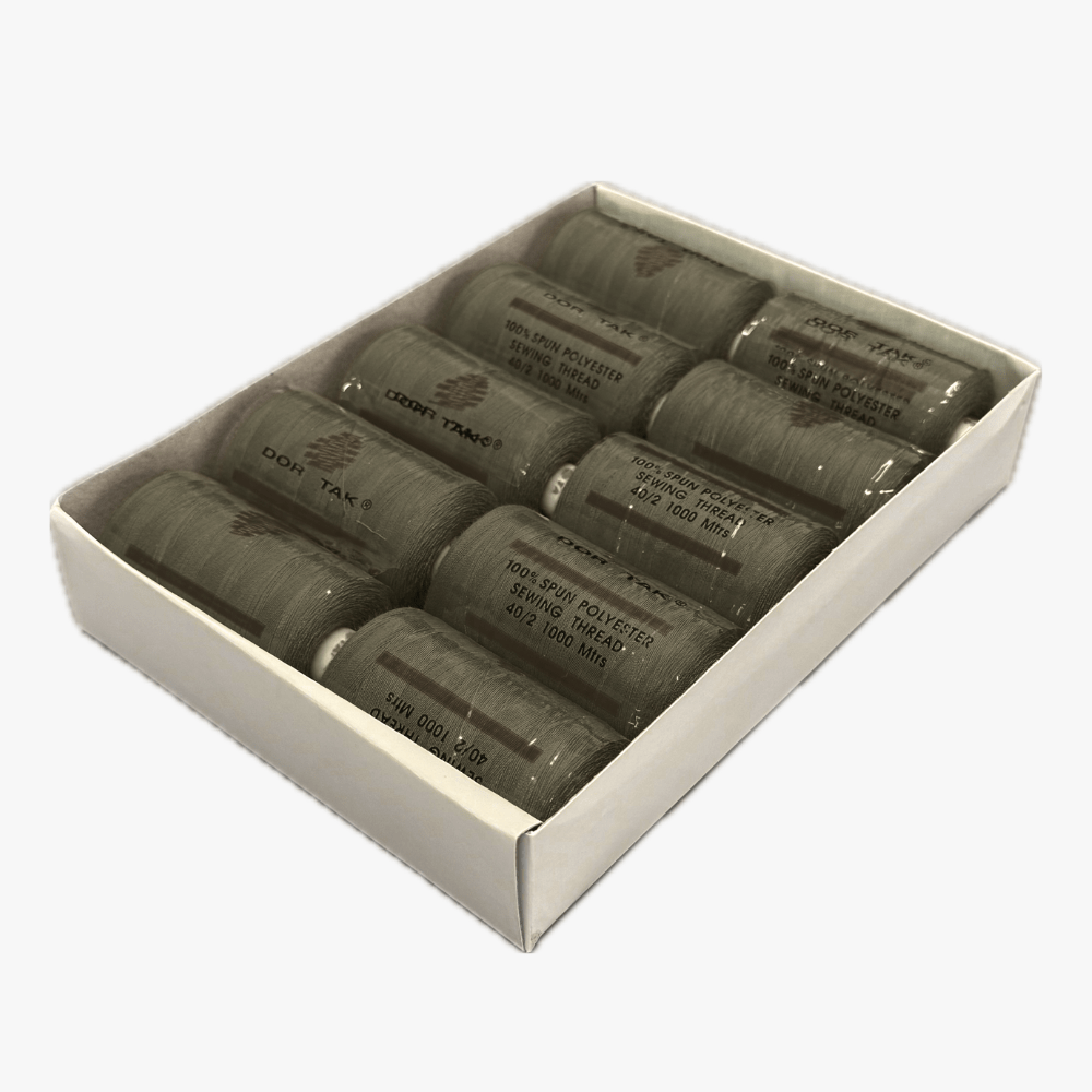 Thread 1000met Reel Dark Olive 408 - Ragland Fabrics