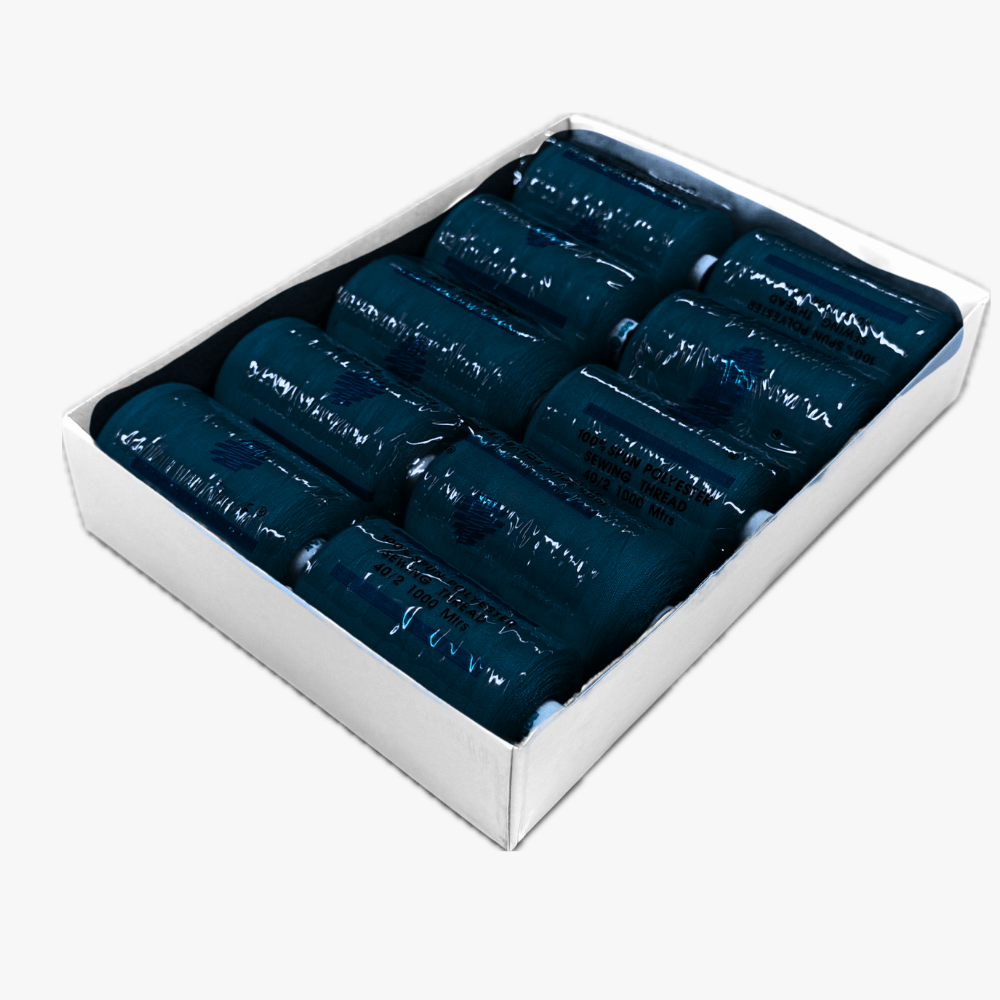 Thread 1000met Reel Navy 414 - Ragland Fabrics
