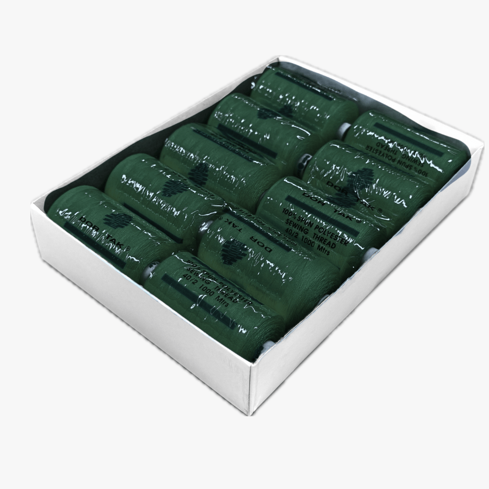 Thread 1000met Reel Bottle Green 650 - Ragland Fabrics