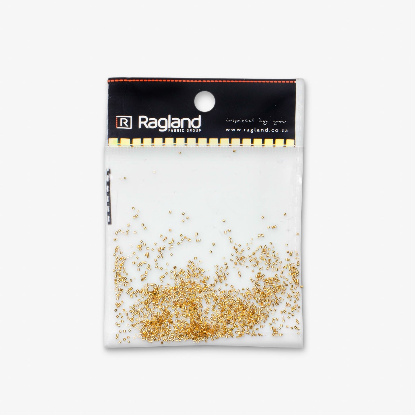 Beading Crimps Yellow Gold - Ragland Fabrics