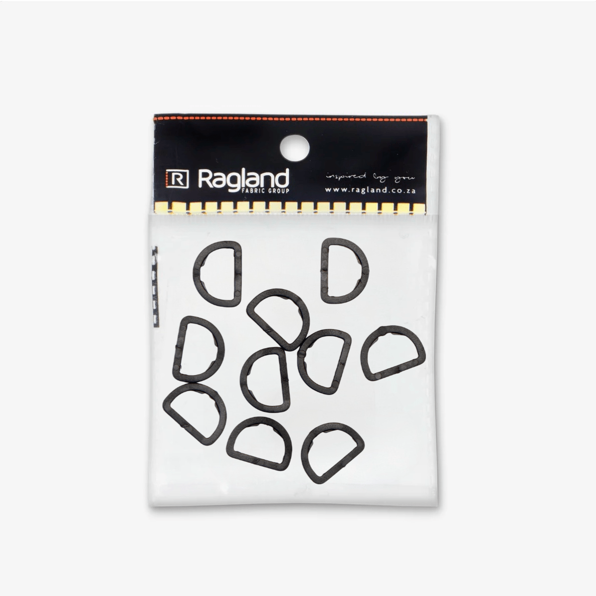 D - Ring 25mm Plastic - Ragland Fabrics