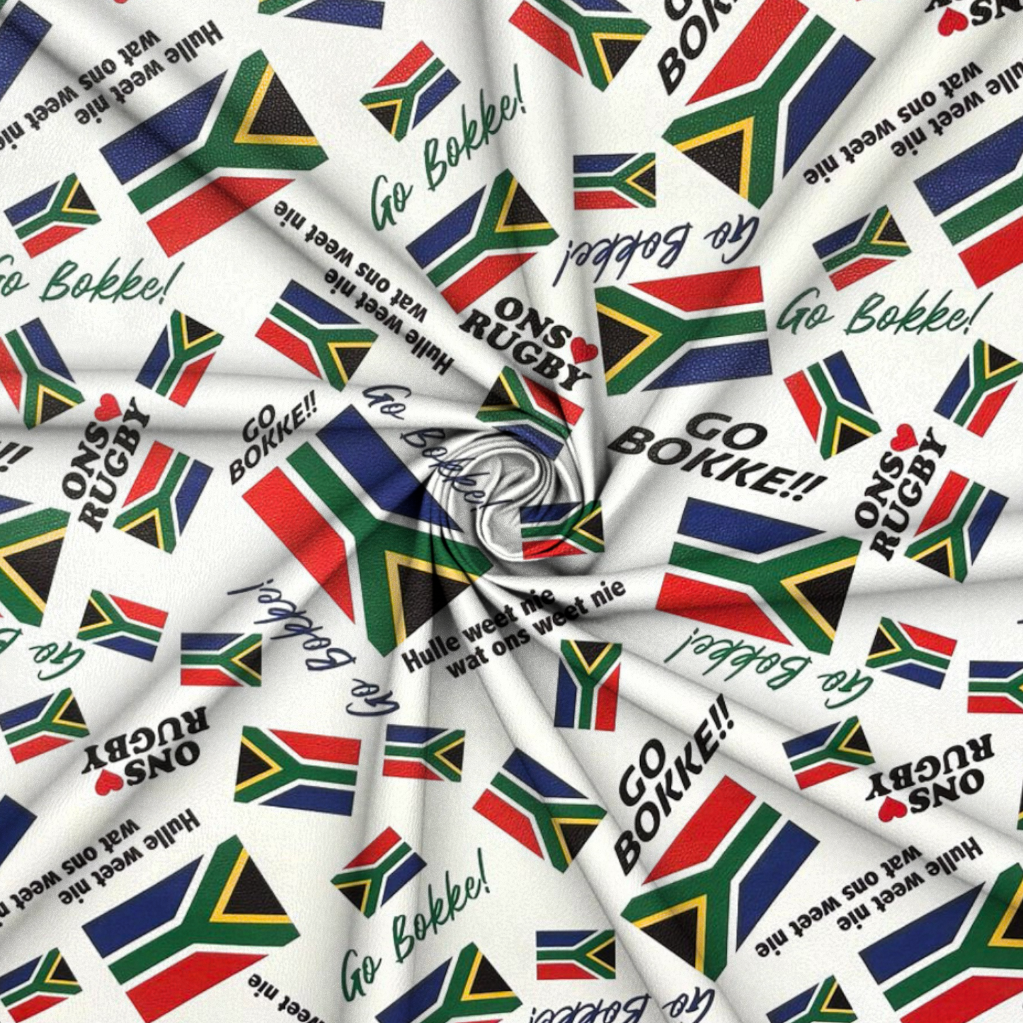 Printed Vinyl Bokke White