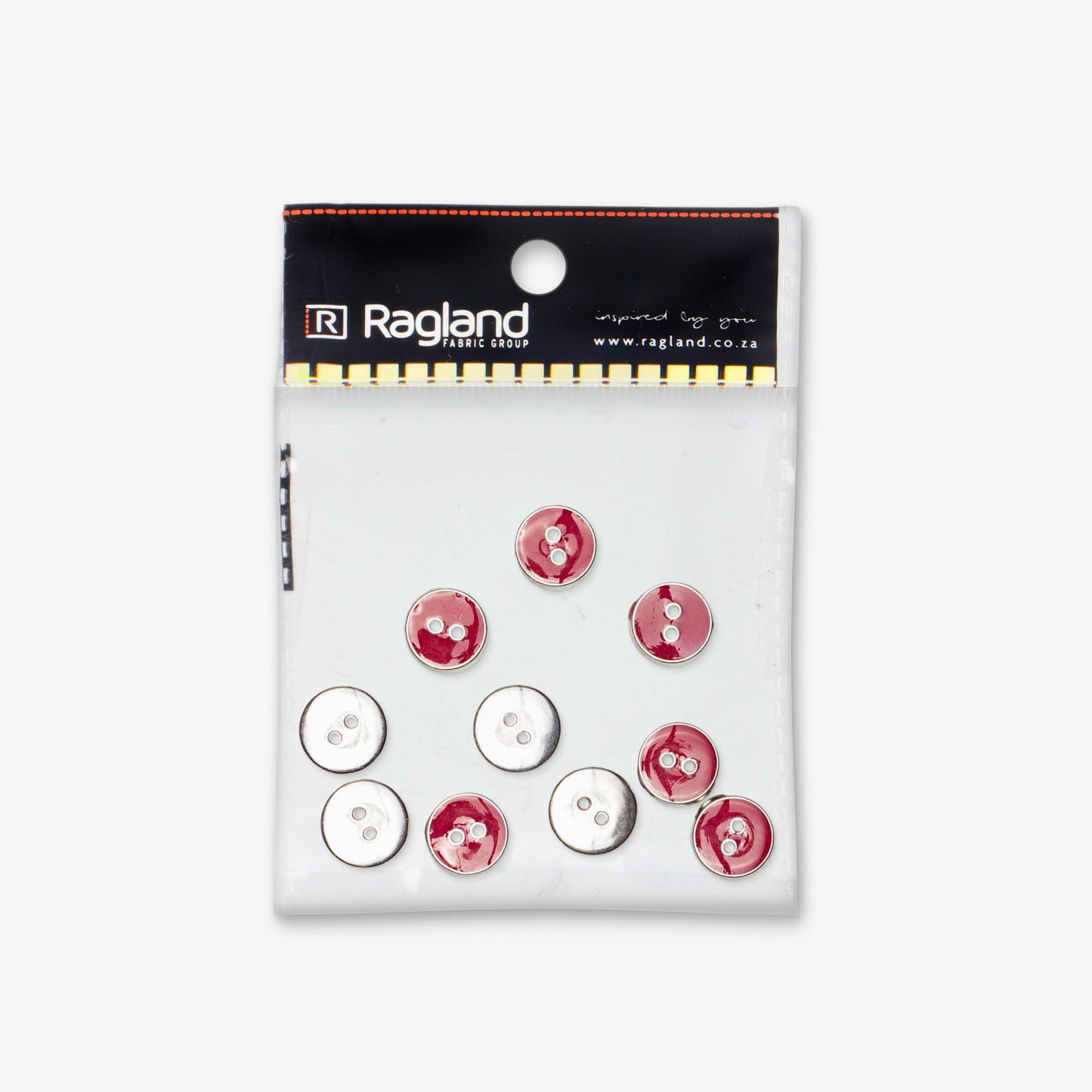 Button Blouse / Jacket Metal Cased 20mm (10pcs) - Ragland Fabrics