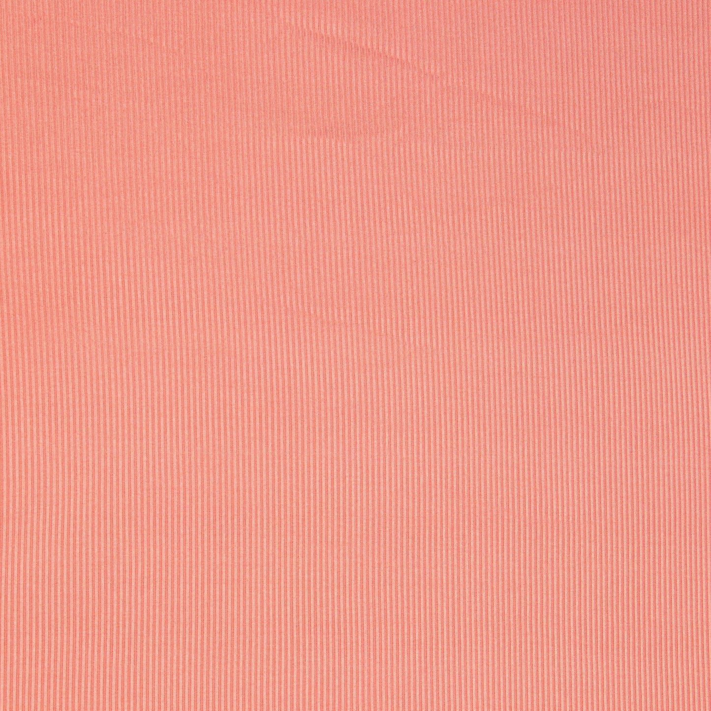 Cotton Knit Ribbed Salmon - Ragland Fabrics