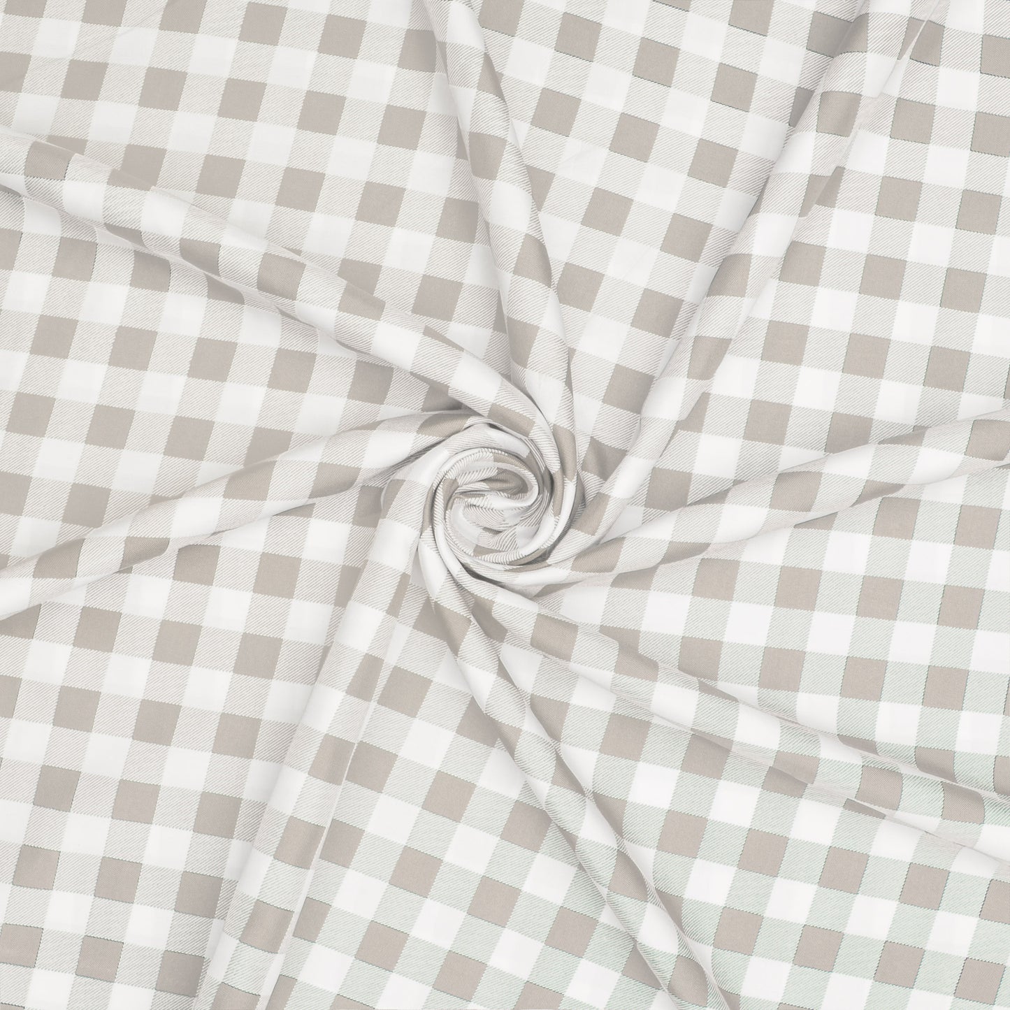 Printed Mini Matt Check Light Grey-240cm