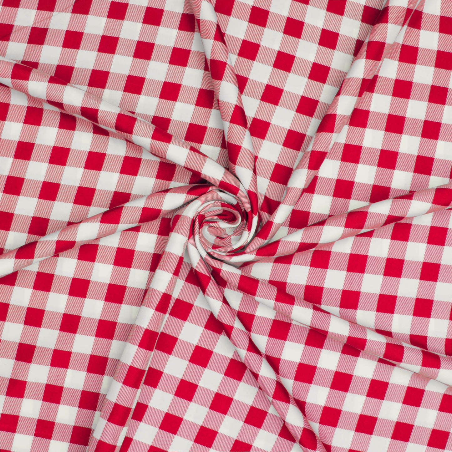 Printed Mini Matt Check Red - 240cm - Ragland Fabrics