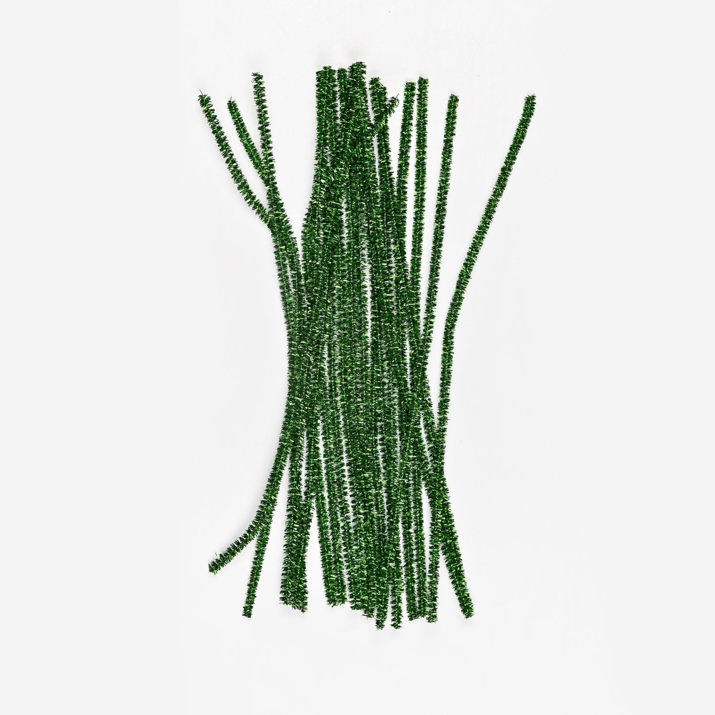Chenille Stick Metallic (Pack of 20) - Green TBD - Ragland Fabrics