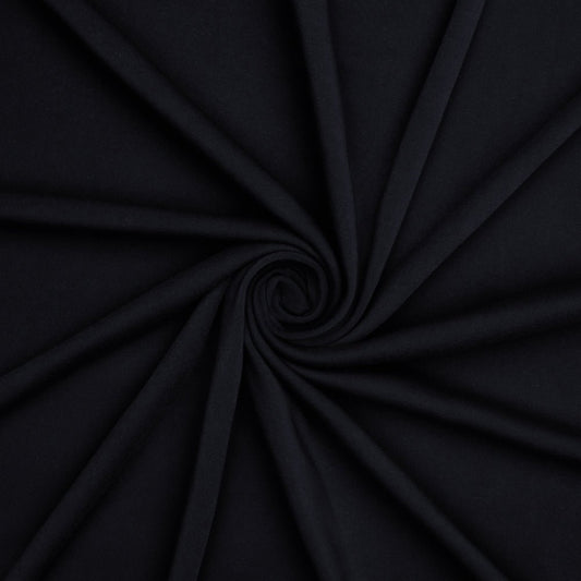 Lacoste Birds Eye Jersey Knit Black - Ragland Fabrics