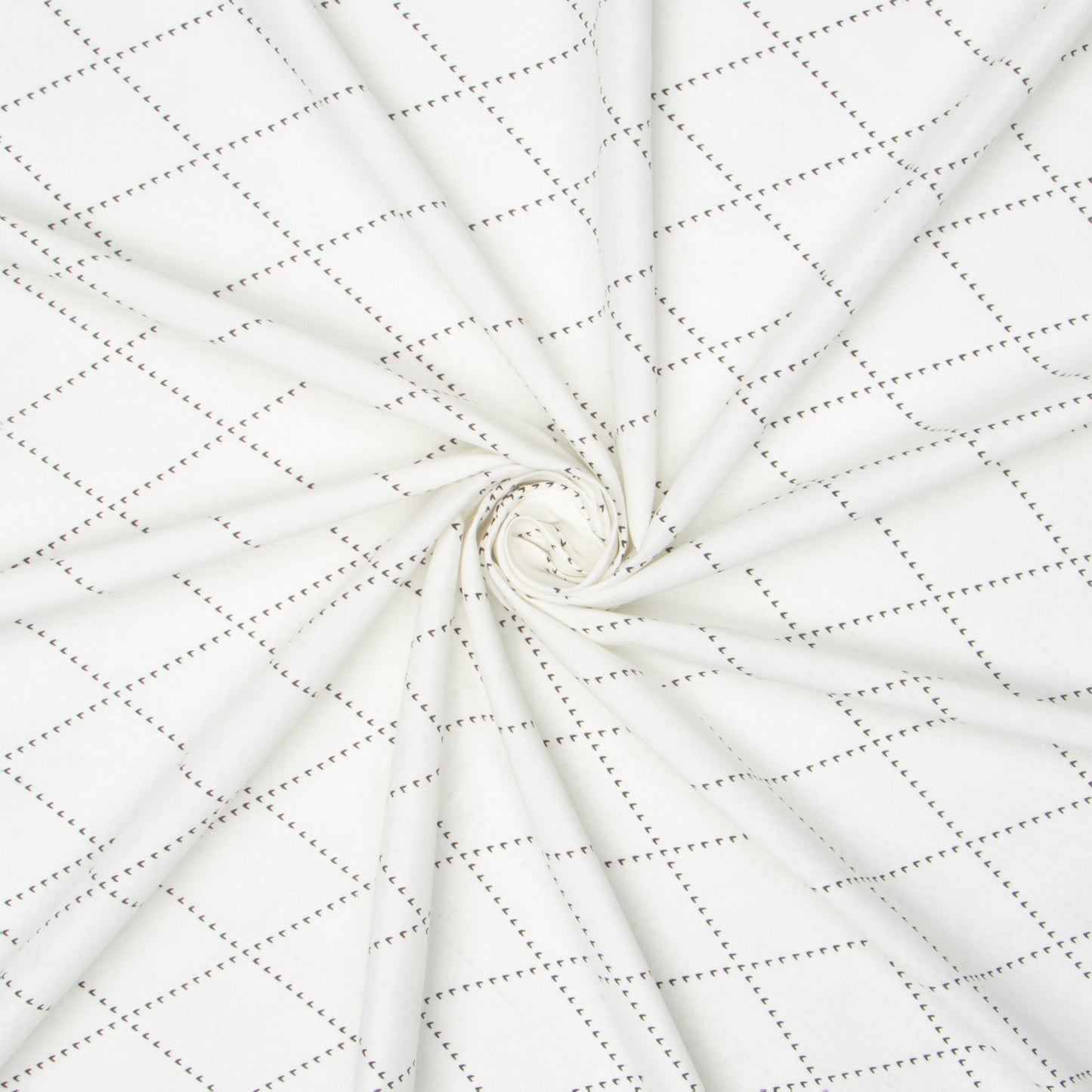 Cotton Shirting Printed Black / White