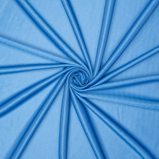 Birds Eye Soccer Jersey Fabric Blue - Ragland Fabrics