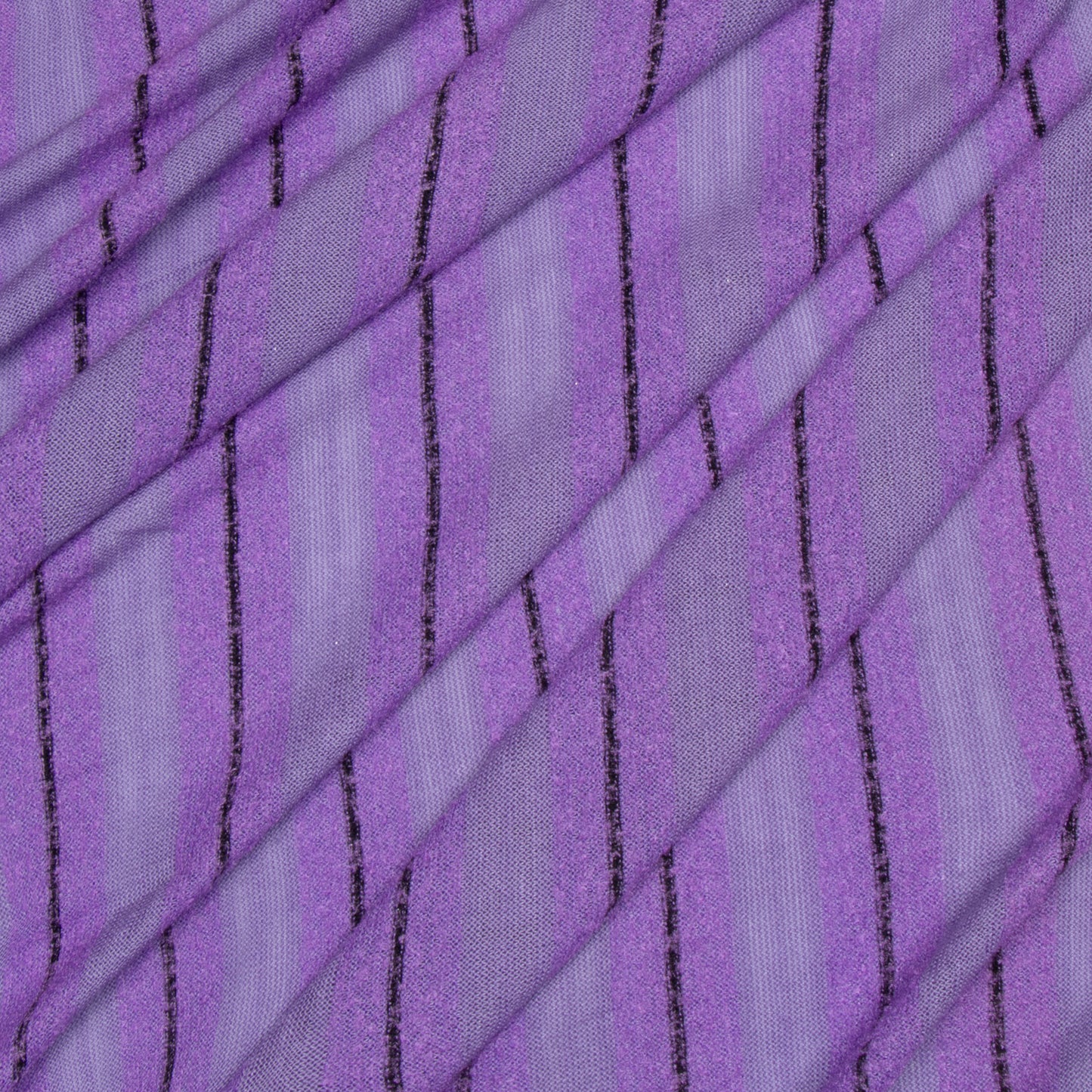 Cotton Jersey Knit Lilac Stripe - Ragland Fabrics