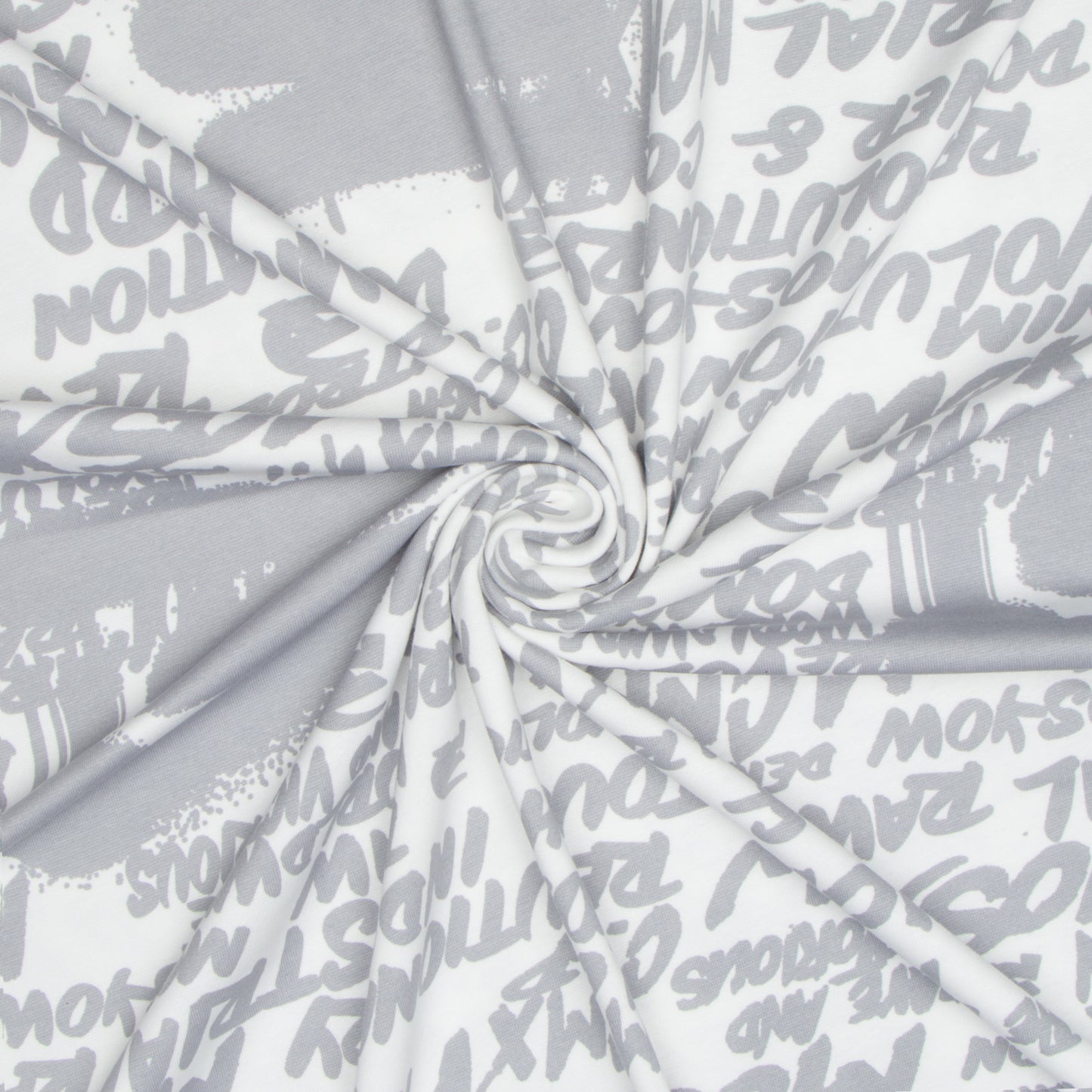 Cotton Lycra Printed Moskow Grey