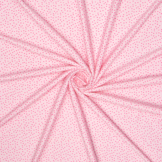 Cotton Knit Pink Dot