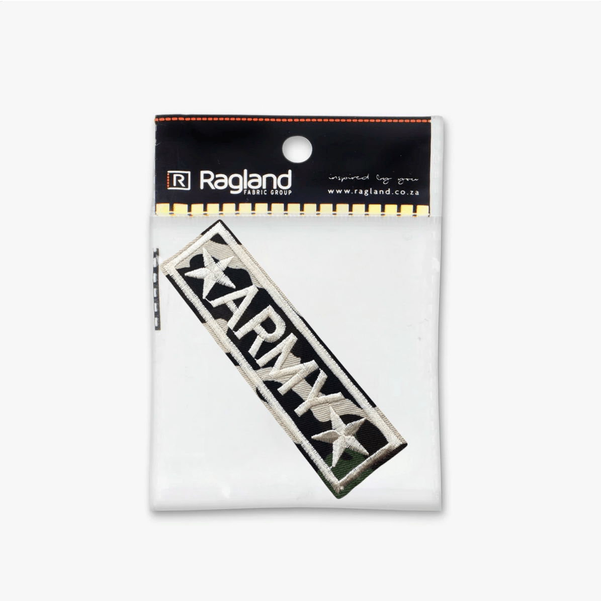 Motif Iron On Badge - U.S ARMY TAN - Ragland Fabrics
