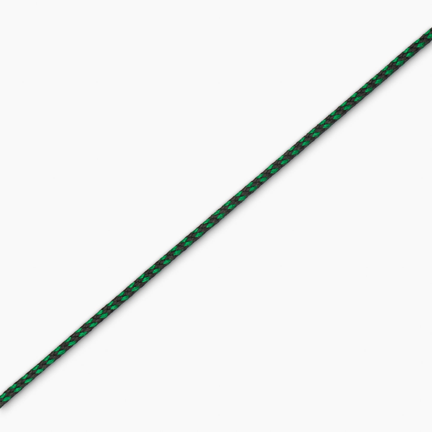 Draw Cord 3mm Black & Green (50met) - Ragland Fabrics