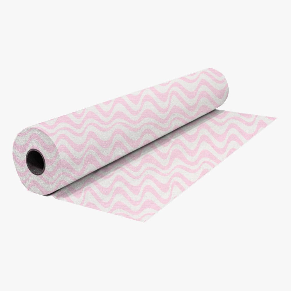 Dty Printed Stretch Wavey Pink - Ragland Fabrics