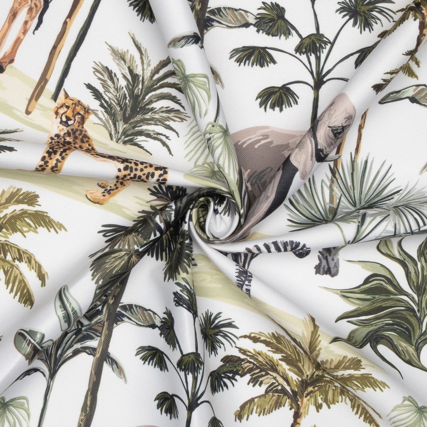Eco Fabric Elephant White 2093 - Ragland Fabrics
