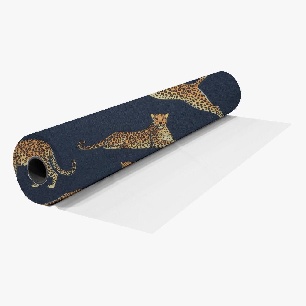 Eco Fabric Leopard Dark Blue #2095
