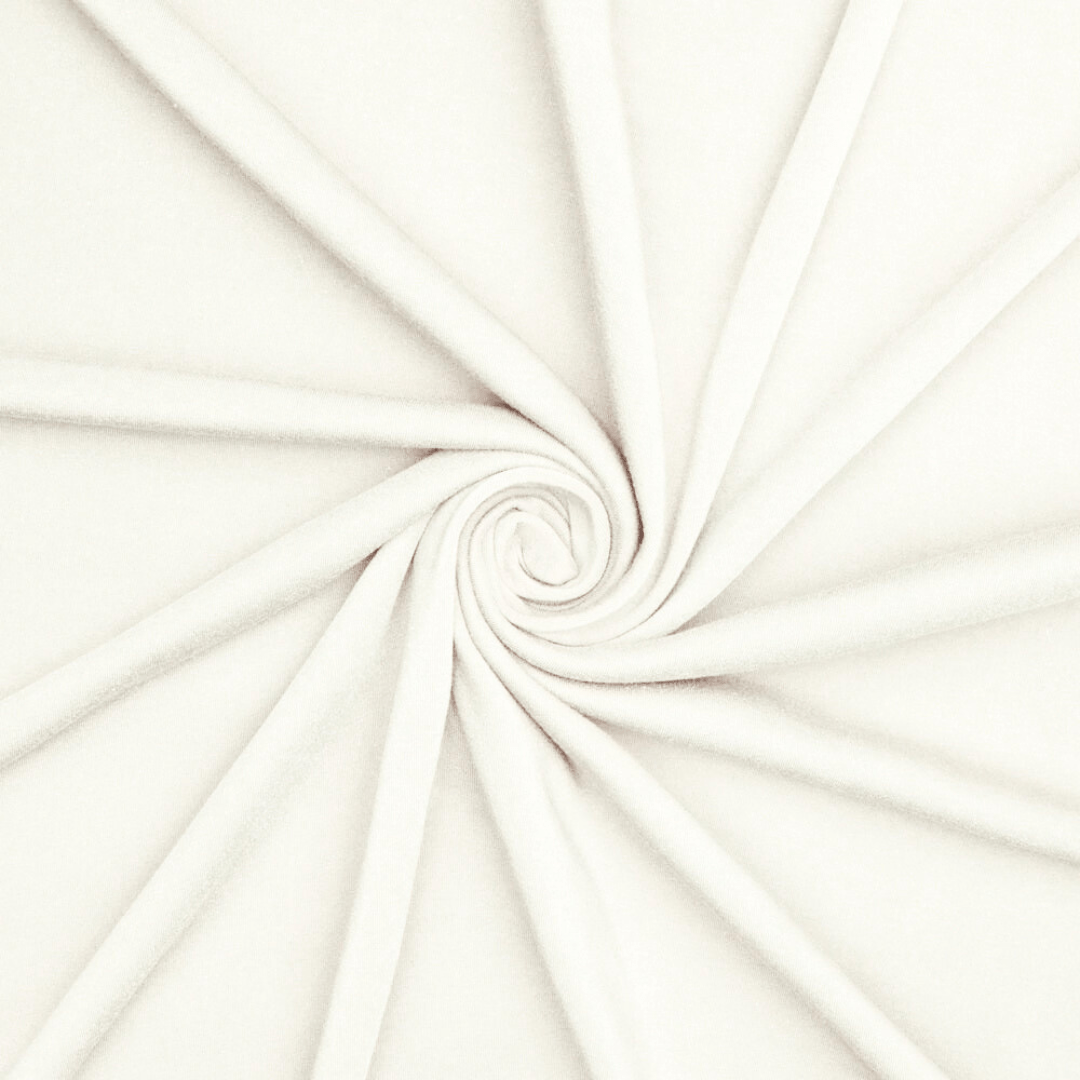 Track Suiting Brushed Cotton White - Ragland Fabrics