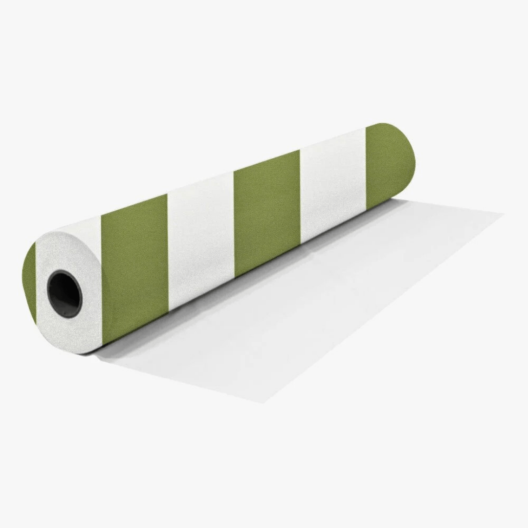 Eco Stripe Broad Chartreuse 621 - Ragland Fabrics