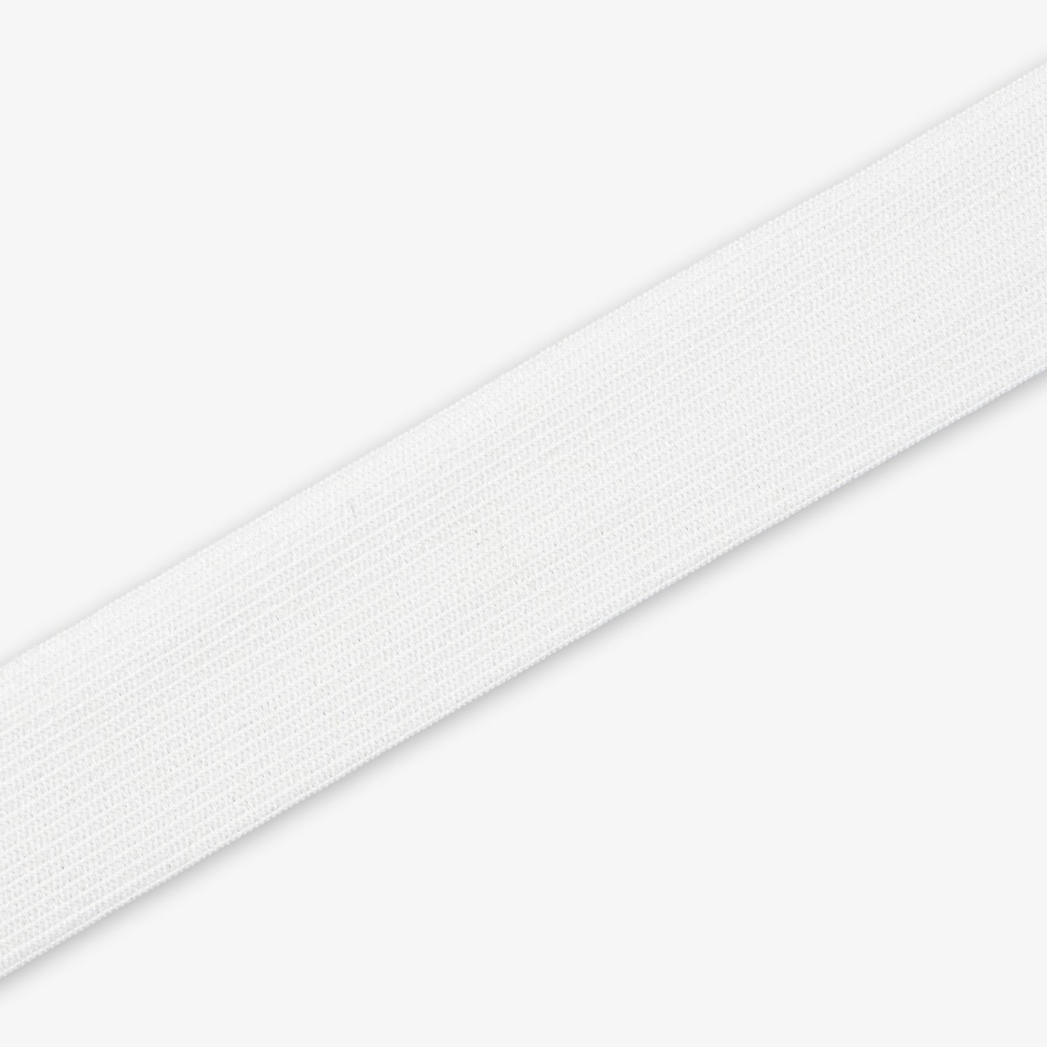 Elastic Knitted 38/40mm White | TBD - Ragland Fabrics