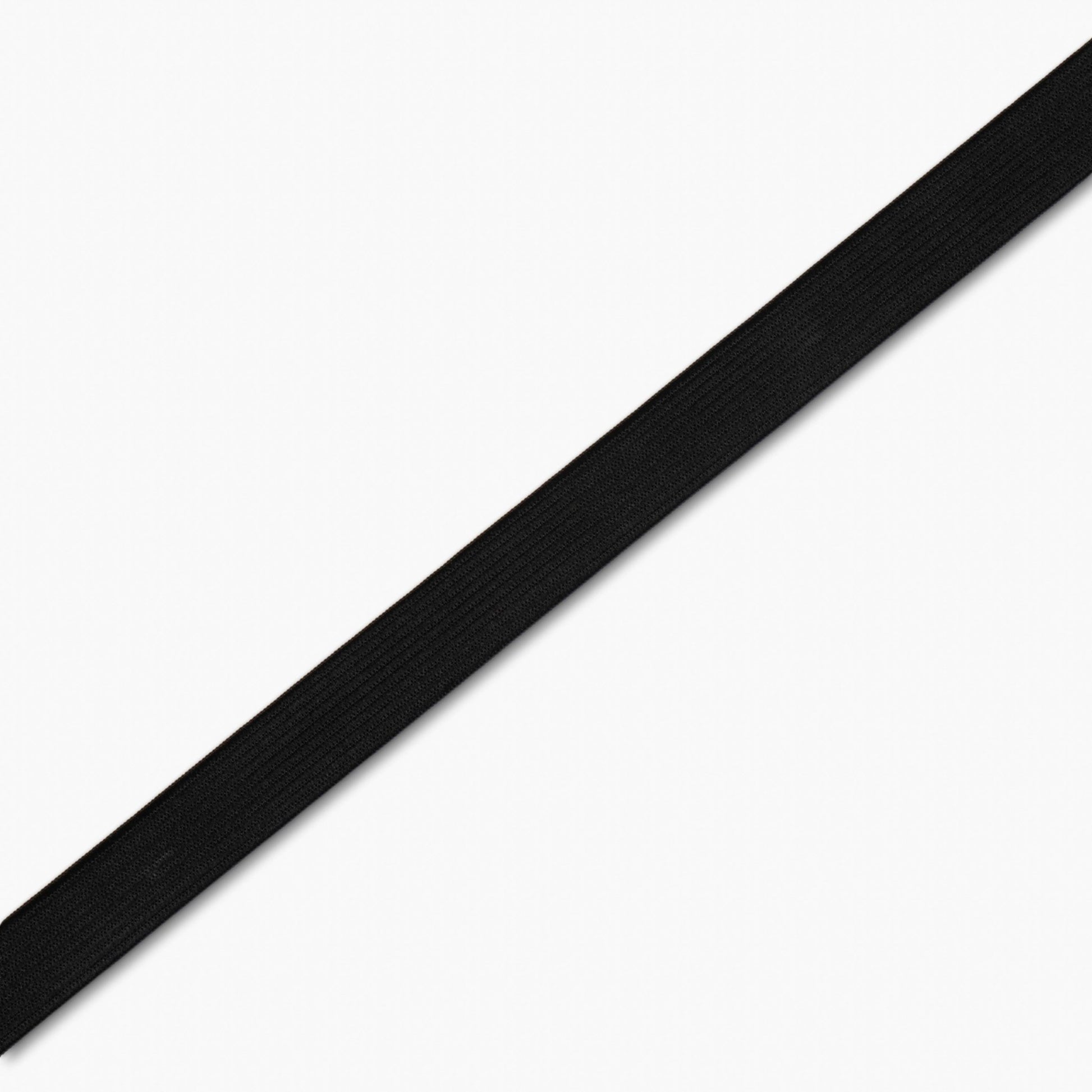 CLEARANCE SALE | Elastic Knitted 18/20mm Black - Medium Pull - Ragland Fabrics